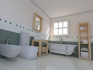 3 d浴室47模型