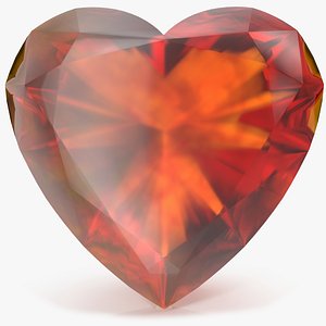 Heart Shape Amber
