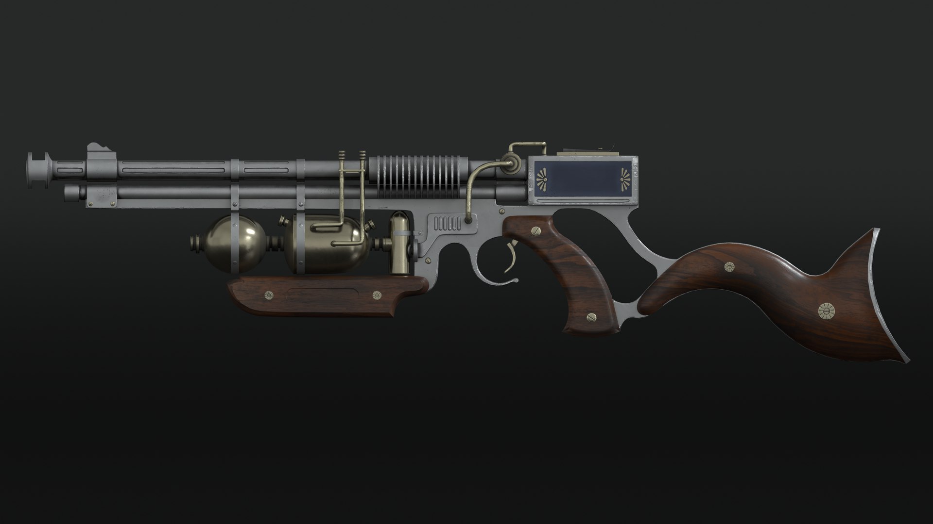 Steampunk Rifle 3D Model - TurboSquid 2355049