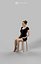 Sitting Woman Observing Dream Smart Casual