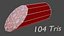 Food Pack Low Poly Game Ready Modele tekstur rozbrajają tylko 1K