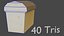 Food Pack Low Poly Game Ready Modele tekstur rozbrajają tylko 1K