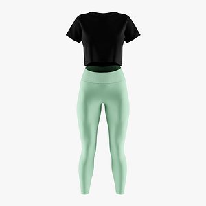 crop top leggings b