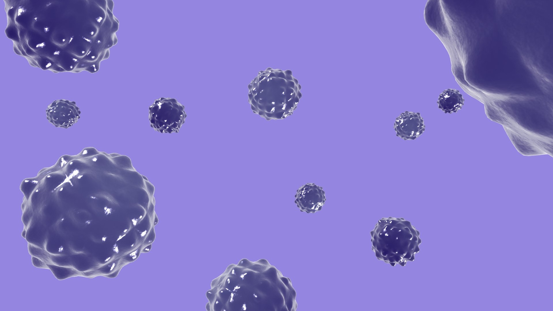 3D Cancer Cell Proliferation Invasion Virus Model - TurboSquid 2248334