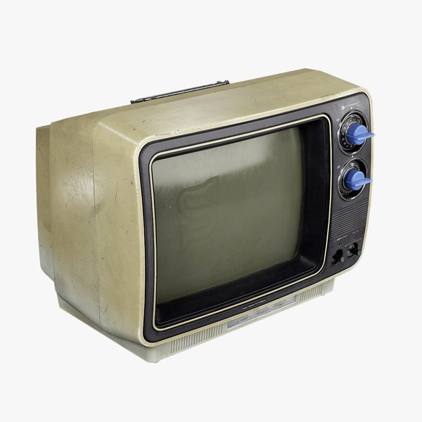 Old TV Realistic 3D Model 3D model