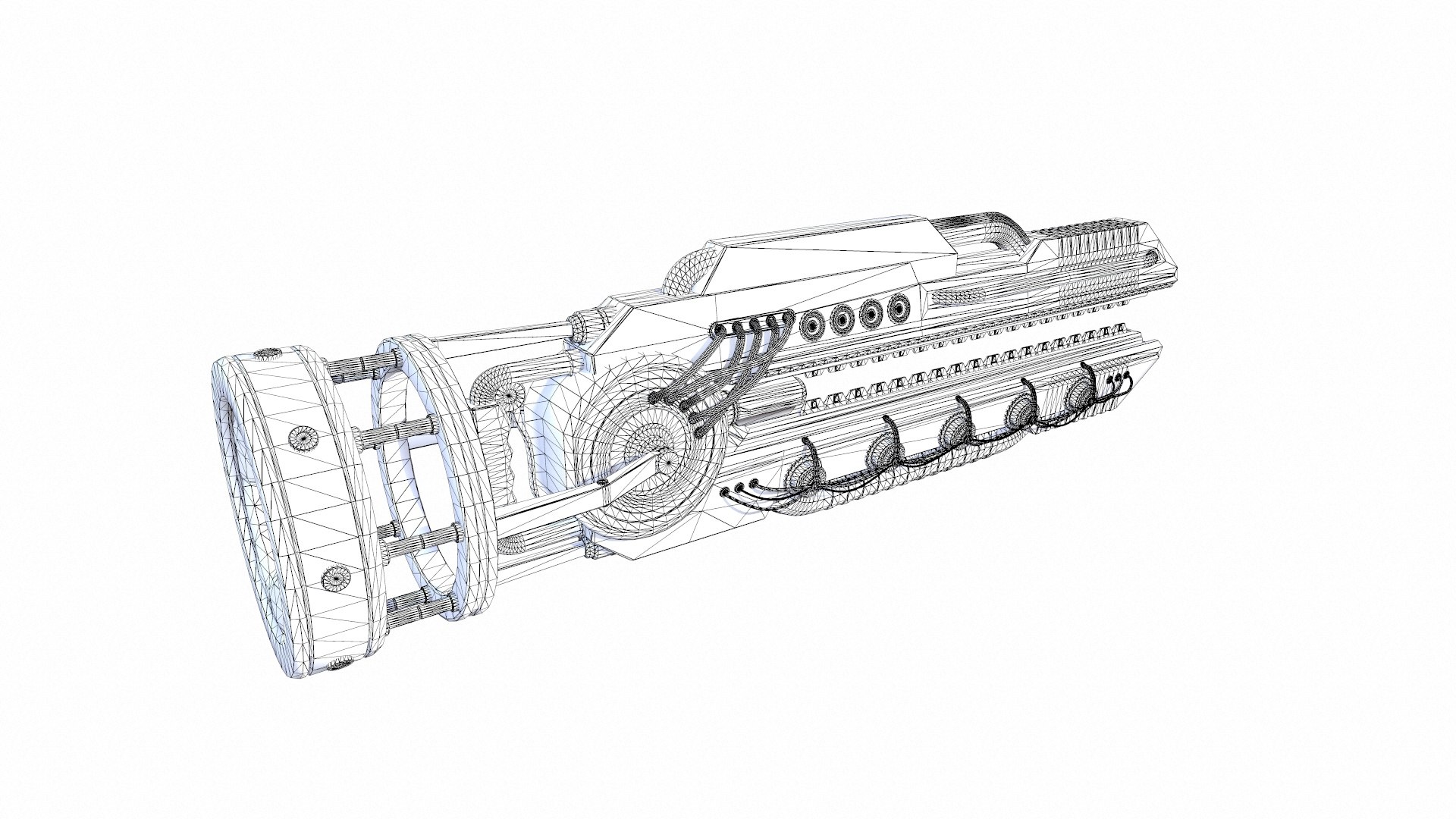 3D Rail Gun - TurboSquid 2428954