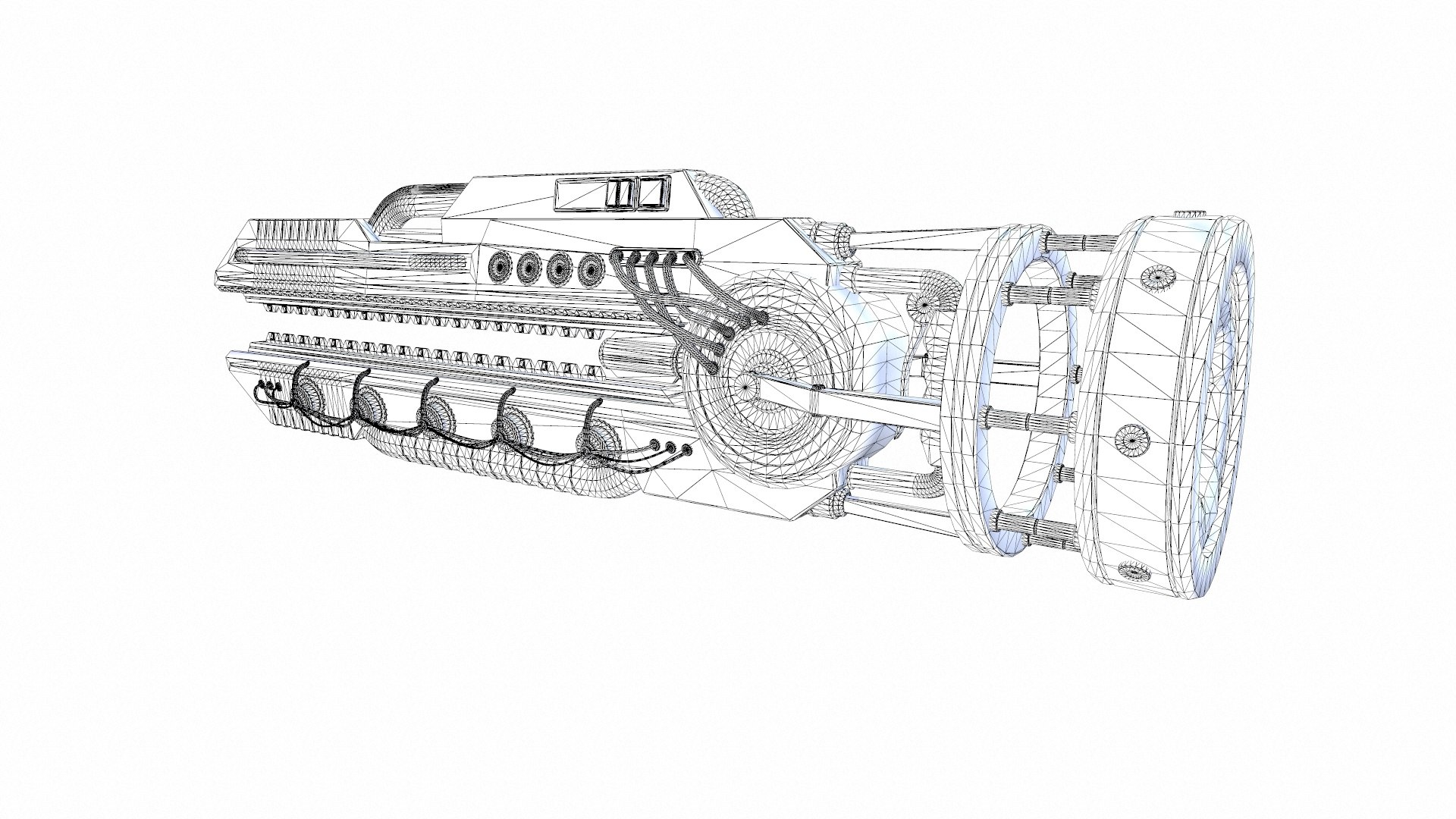 3D Rail Gun - TurboSquid 2428954