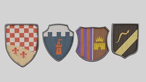 3D Coat Of Arms Collection 4 model