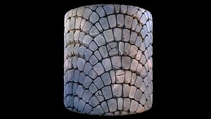 Stylized Pavement Substance material and textures