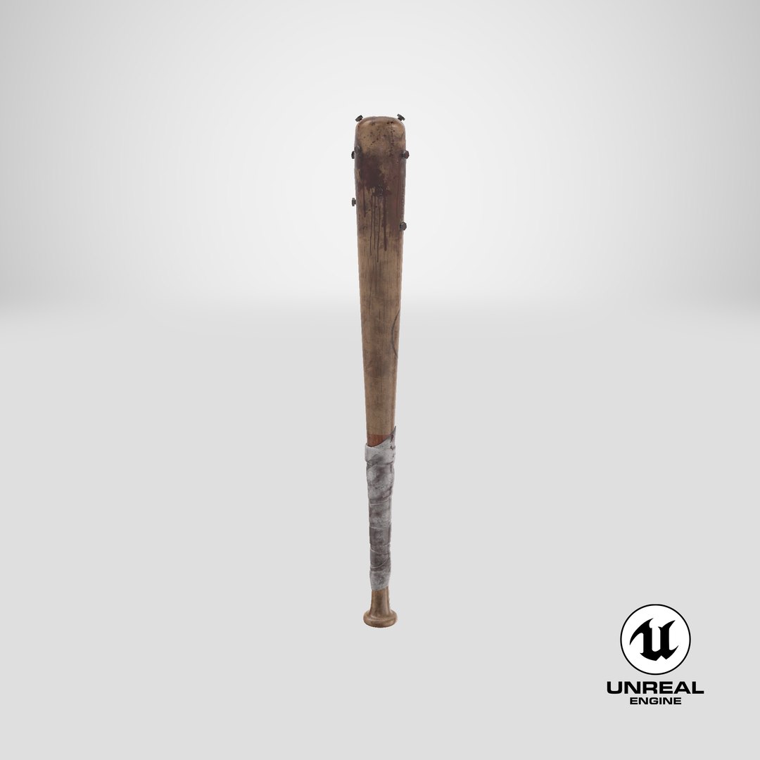 3D model survival baseball bat - https://p.turbosquid.com/ts-thumb/LY/F1kf7o/oufFHcru/unreal_capture/png/1527232610/1920x1080/fit_q87/587b0be7c06a83bb57d08e280b480295d586a083/unreal_capture.jpg