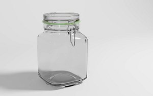 Glass jar