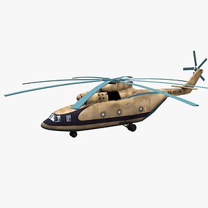 helicopter copter 3D model