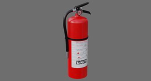 3D model extinguisher 1a