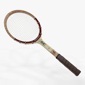 3D racquet tennis spalding pancho