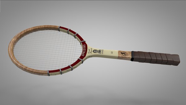 Ancienne Raquette De Tennis Spalding Pancho Gonzalez - Vintage, état Proche Du Neuf - Taille L4
