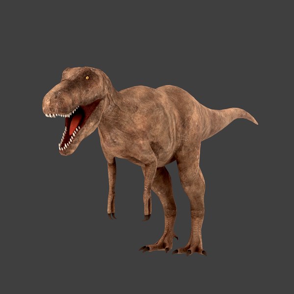 3D tyrannosaurus rex running dinosaur animal model - TurboSquid