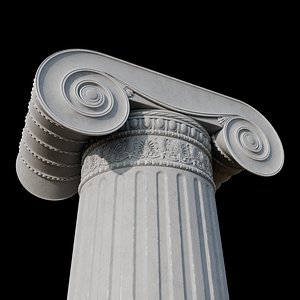 corint column A 3D model
