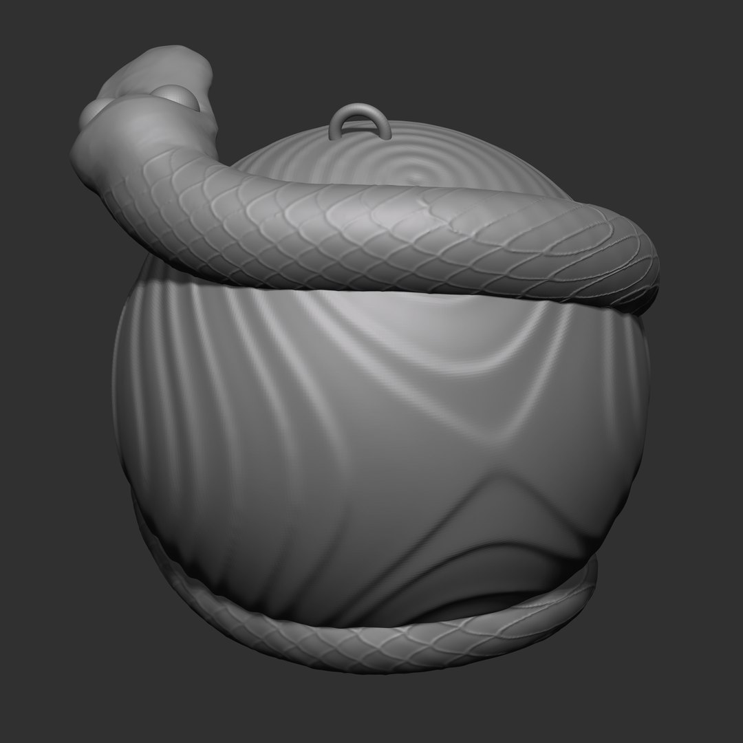 Snake On A Sphere 3D Model - TurboSquid 2319082