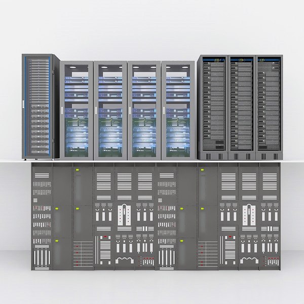 Server Rack Collection Modelo 3D - TurboSquid 2025777