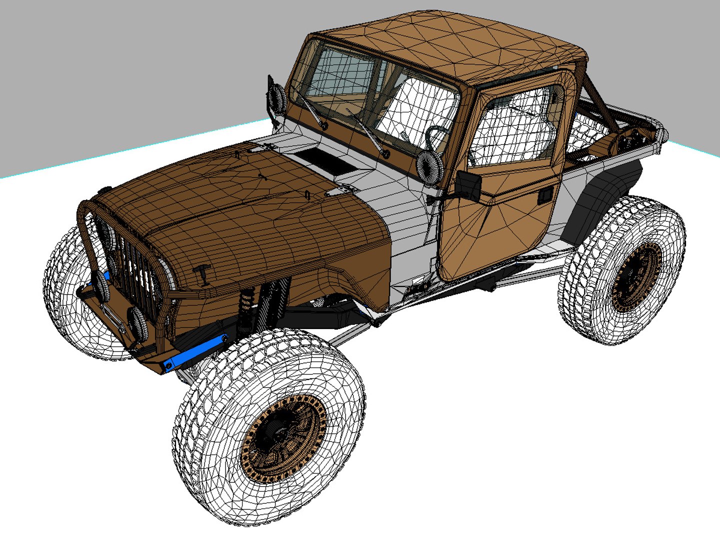3d Jeep Cj 7 Crawler