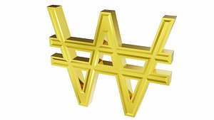 Won currency sign
