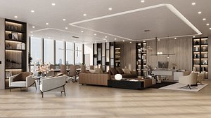 3D manager room model