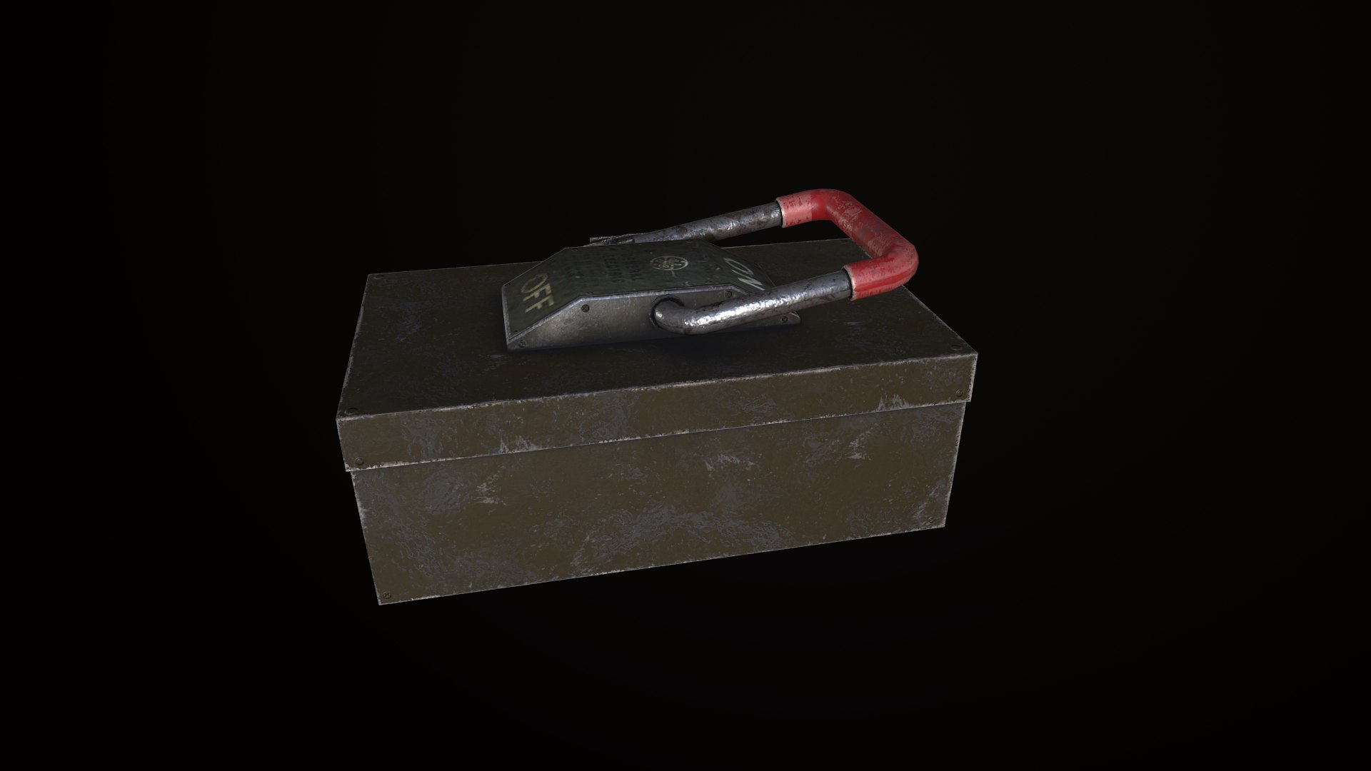 Industrial Power On - Off Switch 3D Model - TurboSquid 1748620