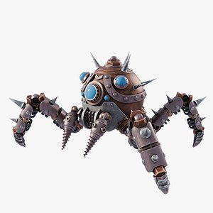 Spider Steampunk 3d model 3D