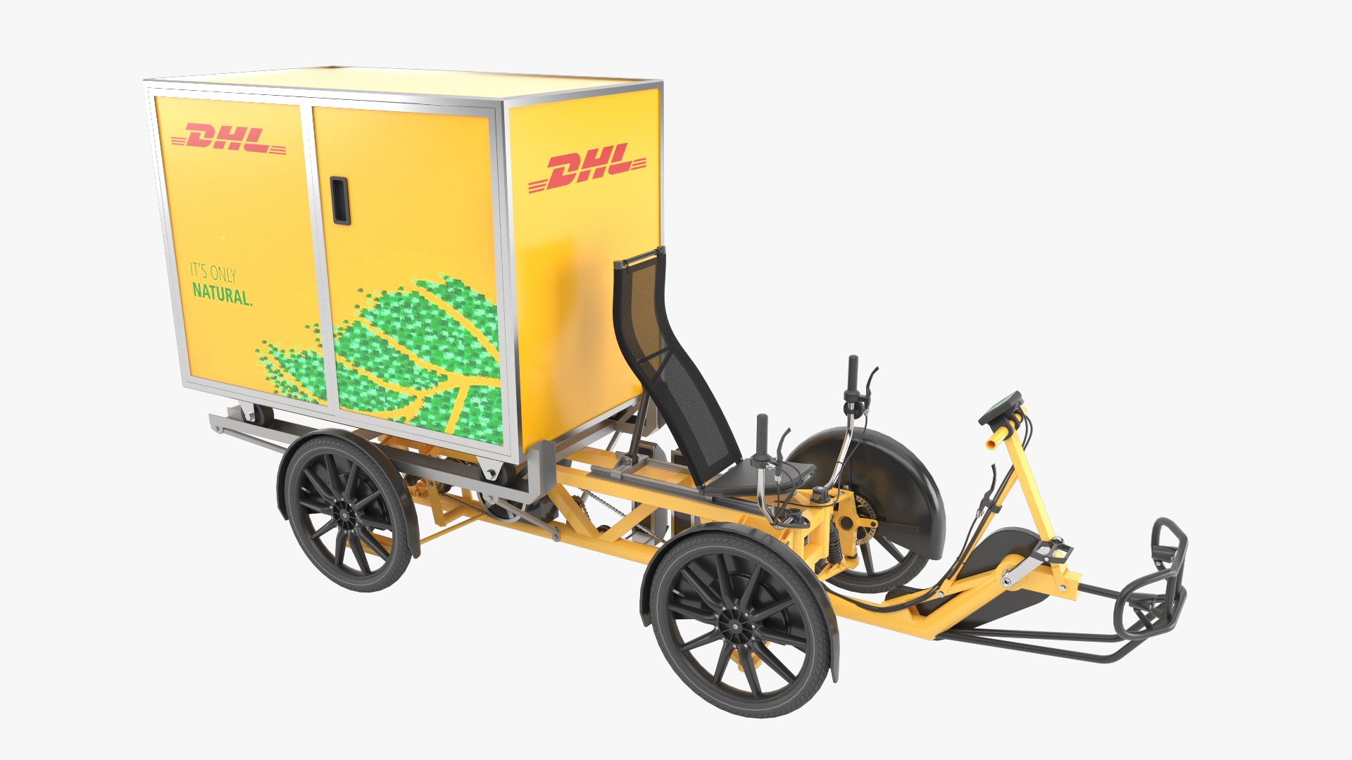 3D DHL Cargo Bike - TurboSquid 1814408