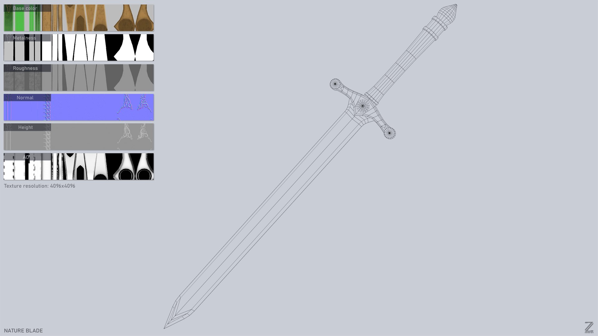 Nature Blade 3D Model - TurboSquid 2248603