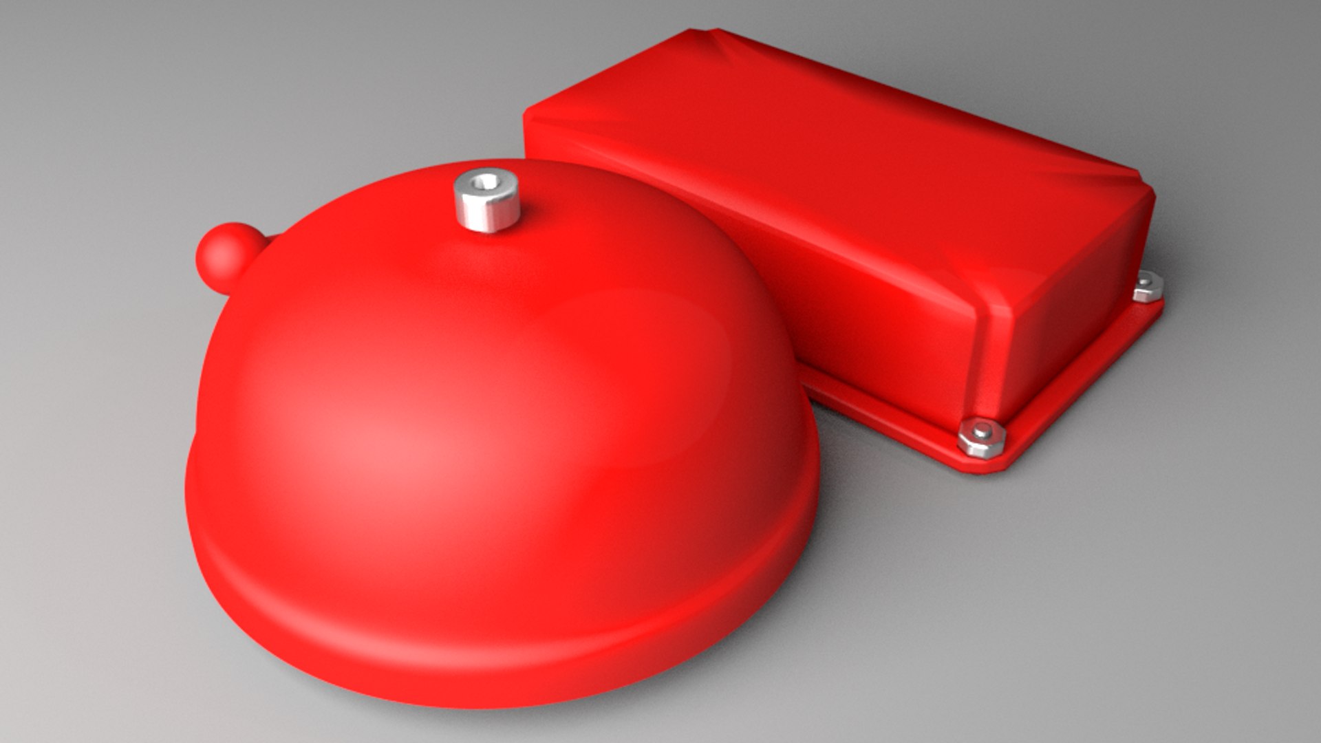School Bell 3D - TurboSquid 1561817