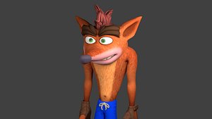 CRASH BANDICOOT - PBR - RIGGED