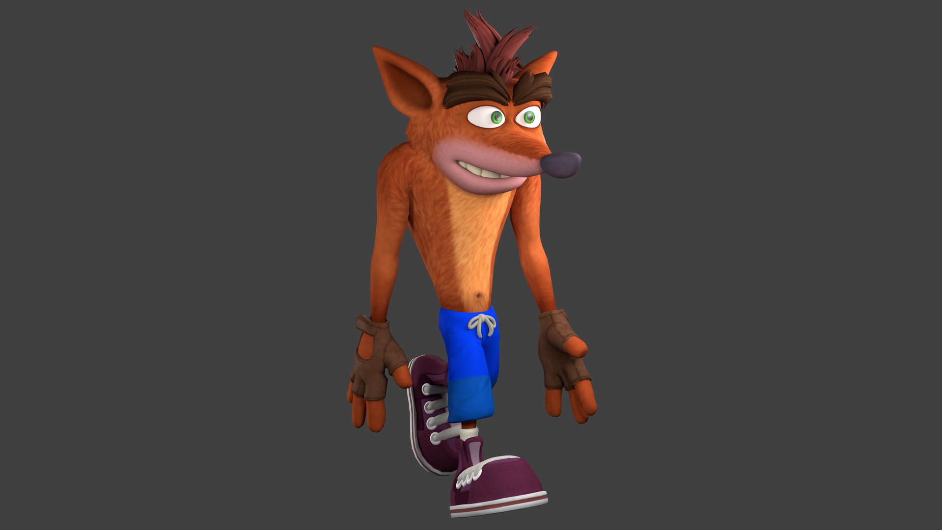 CRASH BANDICOOT - PBR - RIGGED 3D - TurboSquid 1726117