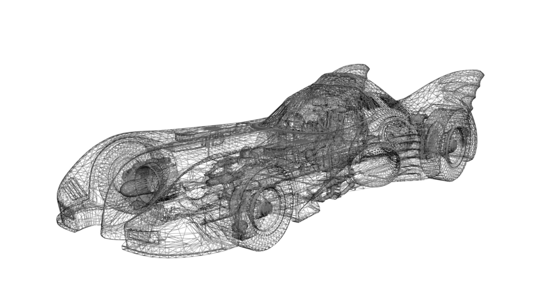 Batmobile 3D Model - TurboSquid 2220082
