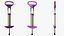Pogo Stick with Visible Spring