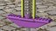 Pogo Stick with Visible Spring