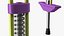 Pogo Stick with Visible Spring