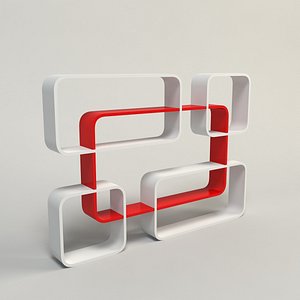 3d acrylic shelves