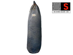 real punching bag 8k 3D model