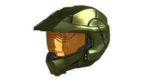 3D Helmet Master Chief Halo Infinite 3D print model
