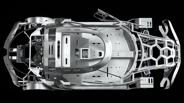 modelo 3d Concept Car + Chassis - TurboSquid 1243451