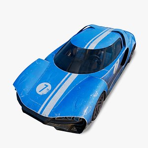 3D concept car design