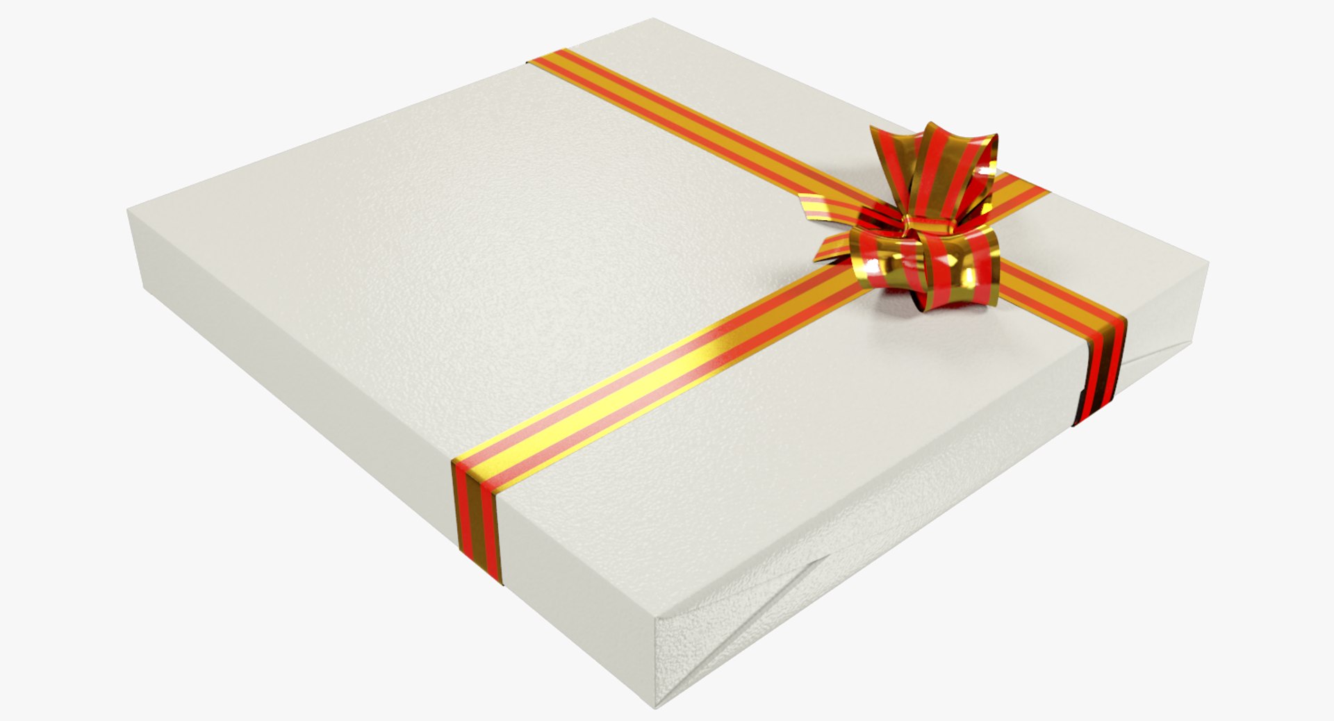 3D gift ribbons box model - TurboSquid 1340372
