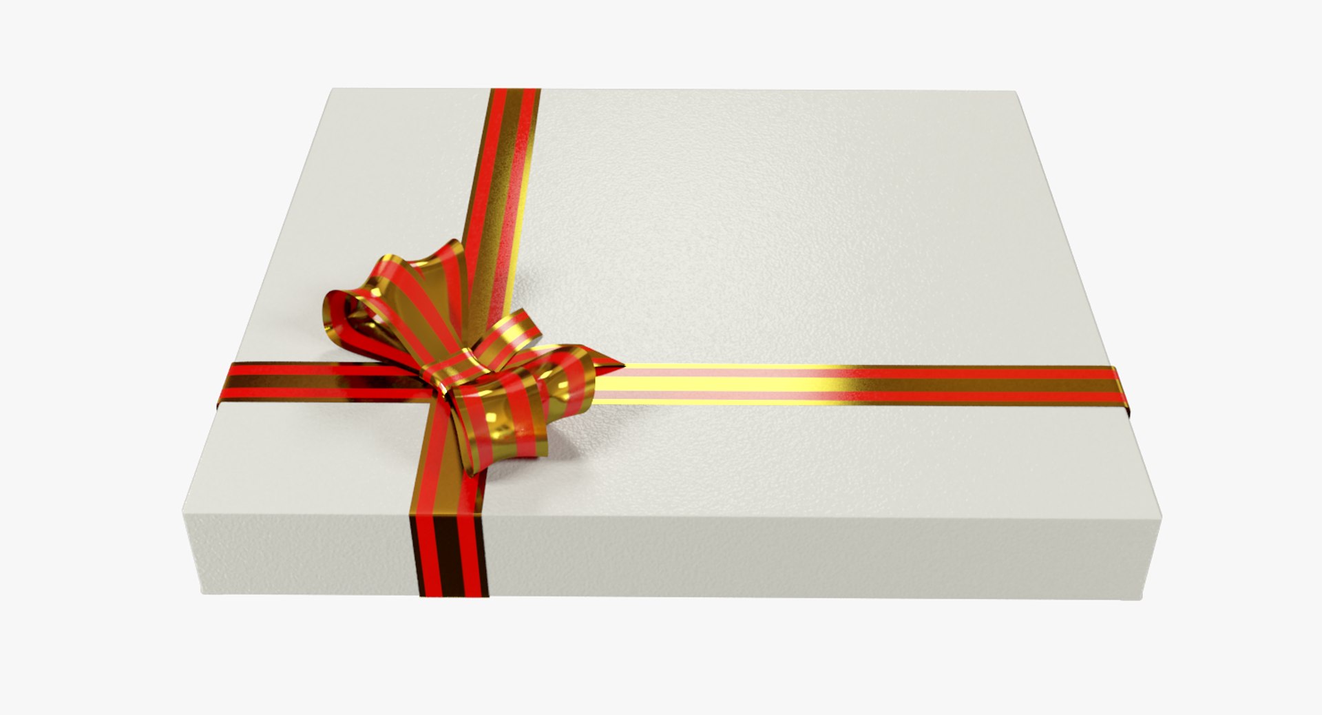 3D gift ribbons box model - TurboSquid 1340372