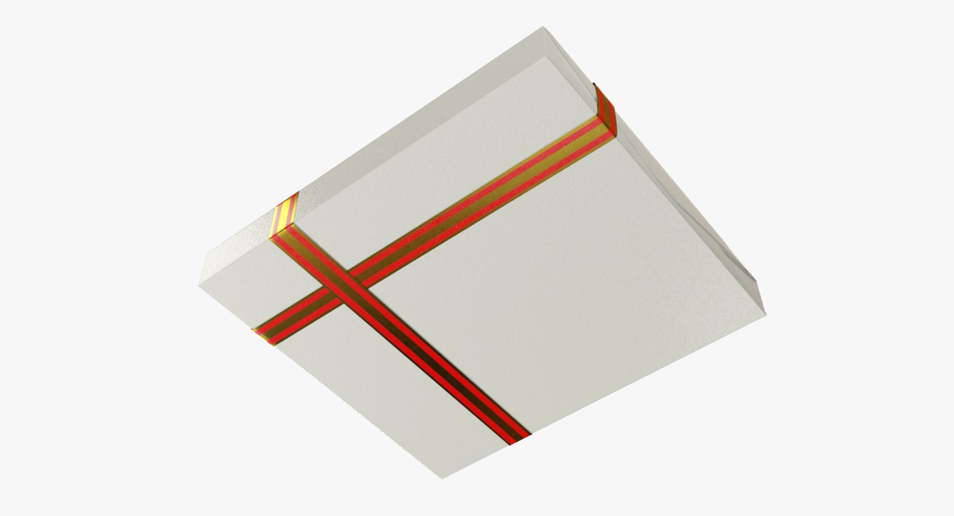 3D gift ribbons box model - TurboSquid 1340372