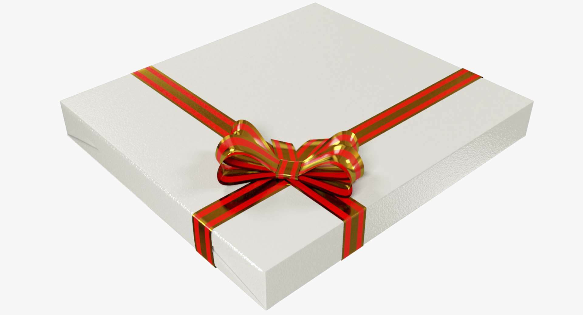 3D gift ribbons box model - TurboSquid 1340372