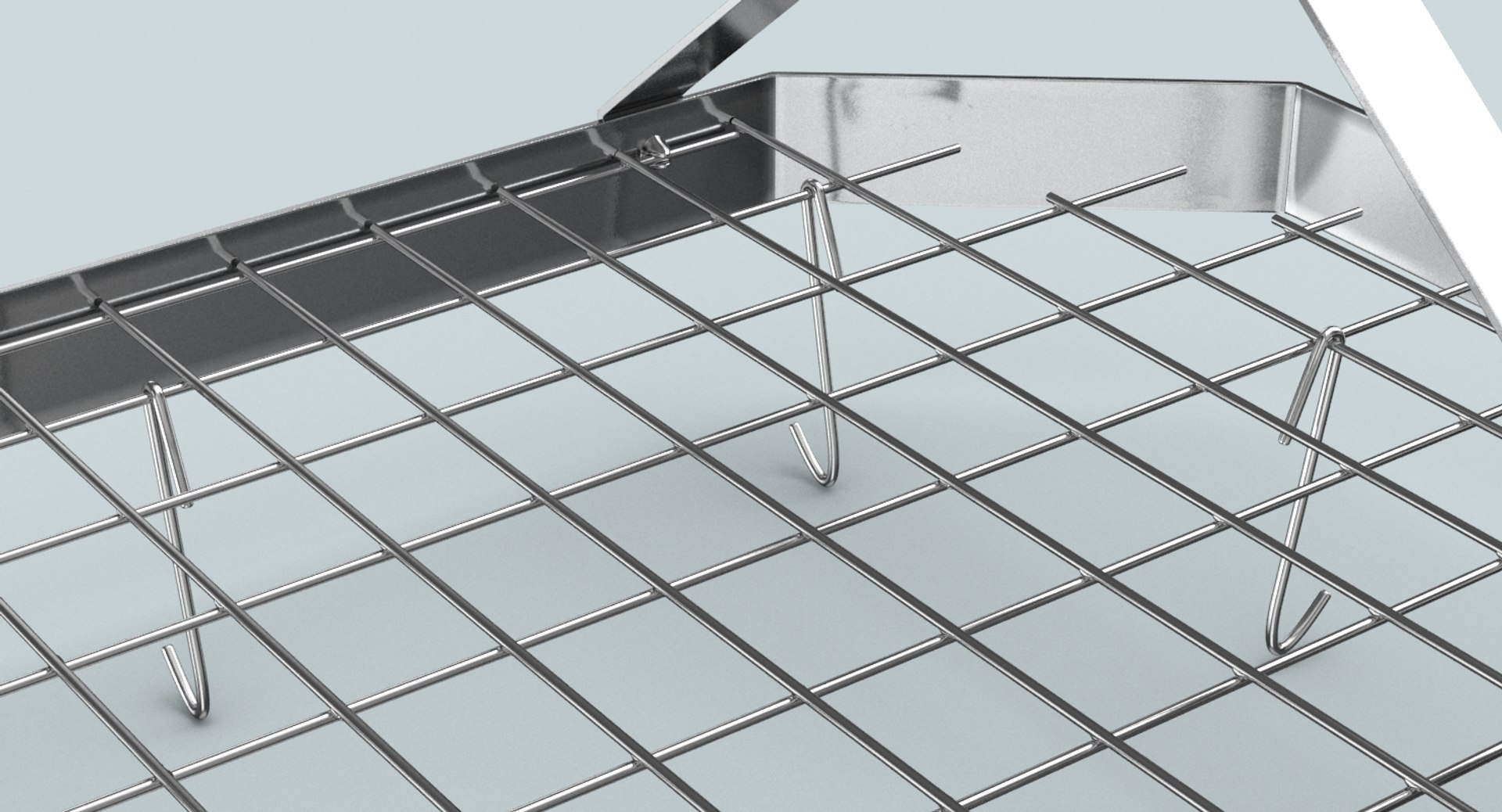 3D Model Kitchen-pan-rack-02---rack - TurboSquid 1315201