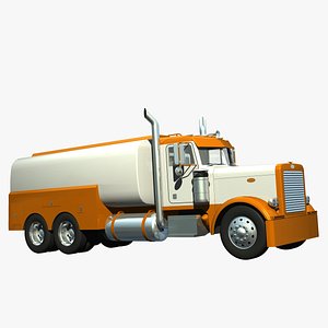 359 tanker truck 3d lwo