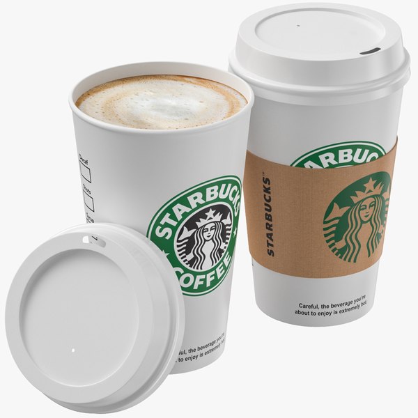 Starbucks Coffee Paper Cup 3D model