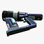 Revolver Sci-Fi Low Poly PBR